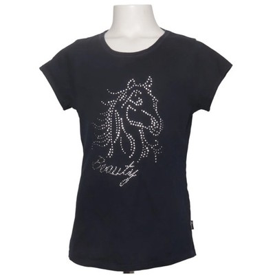 Trigema, T-shirt, Größe: 140, Schwarz, Baumwolle, Sonstiges, Mädchen #A63