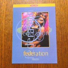 FEDERATION BLACKPOOL Rave Flyer Feb 1997 Jeremy Healy Mark Currie House Techno