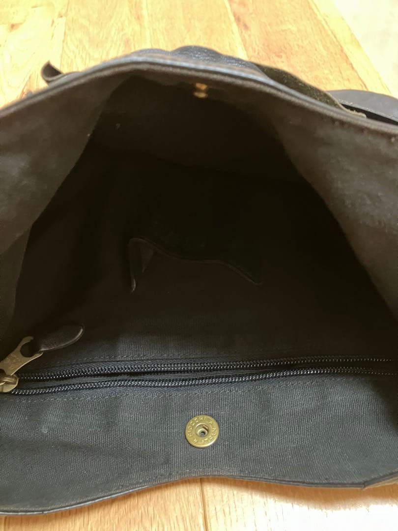 IL BISONTE Rare Patchwork Leather Shoulder Bag 2W… - image 8