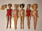 Vintage 1960's Mattel Barbie Dolls x5 & Head Lot Good Condition 02