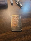 Vintage ENGELHARD 1 TROY oz .999 Silver  Bar With Toning