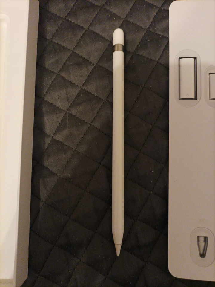 Apple Pencil 1.Gen.- Weiß, Mit ganzem Zubehör