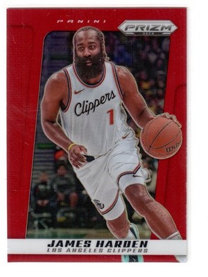 James Harden 2024-25 Panini Prizm Deca Prizm 1/199 Jersey Number 1/1