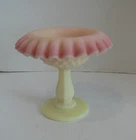 Fenton burmese custard Hobnail Carnival Glass 3 Piece Fairy Lamp BASE