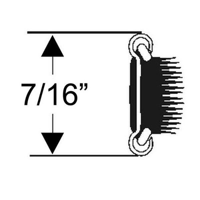 Steele Rubber Products 70-0555-58 Window Felt Beltline Weatherstrip Pair