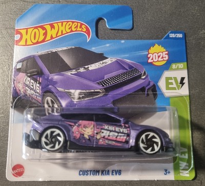 Hot Wheels Custom Kia EV6   - HW EV 2025 - HYW22 JDM Manga Style