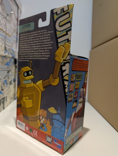 Futurama Toynami Calculon Figure New & Sealed w/ Robot Santa Build-A-Bot Part - Picture 8 of 15