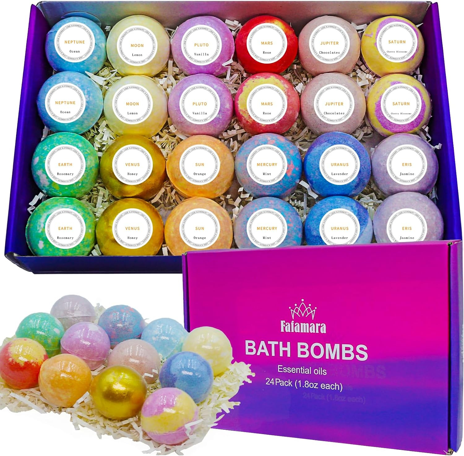 Set 24 Bath Bombs Biologiche: Il Must-Have per la tua Routine Beauty