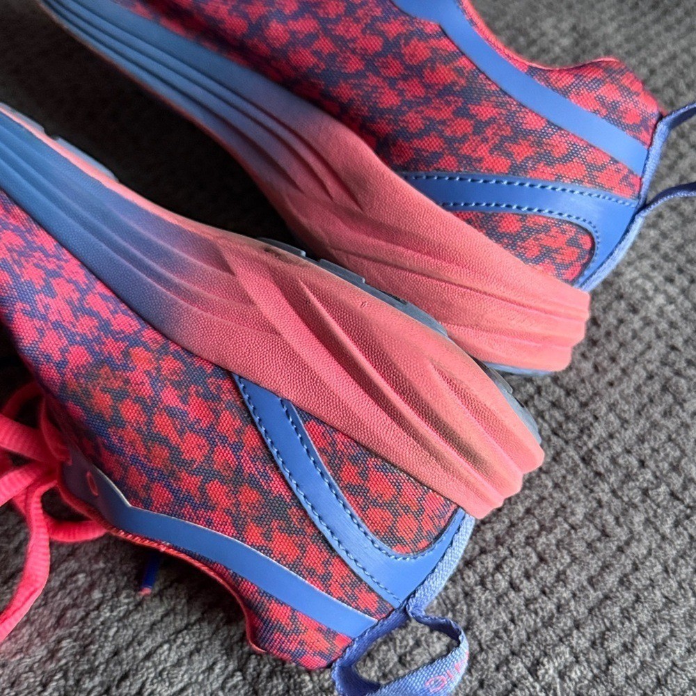 Vionic Python Vivid Blue Pink Patterned Lace Up A… - image 11