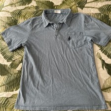 Youth Johnnie-O POLO GOLF SHIRT SHORT SLEEVE BLUE