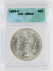 1899-O Morgan Silver Dollar ICG MS63 S$1 New Orleans Minted No Reserve