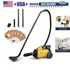 3670M Canister Cleaner, Lightweight Powerful Vacuum for Carpets and Hard floo...