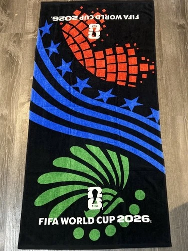 Fifa World Cup 2026 Official Beach Towel Soccer 30x60 Inches