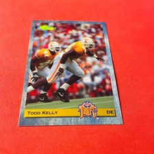 Todd Kelly .. ROOKIE .. Tennessee Volunteers / SF 49ers .. 1993 Classic Card 56. rookie card picture