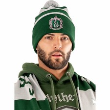 Image of New Official Harry Potter Slytherin Beanie in Green by CID