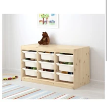 Lot of 6  IKEA Trofast bins 16x11x4 new
