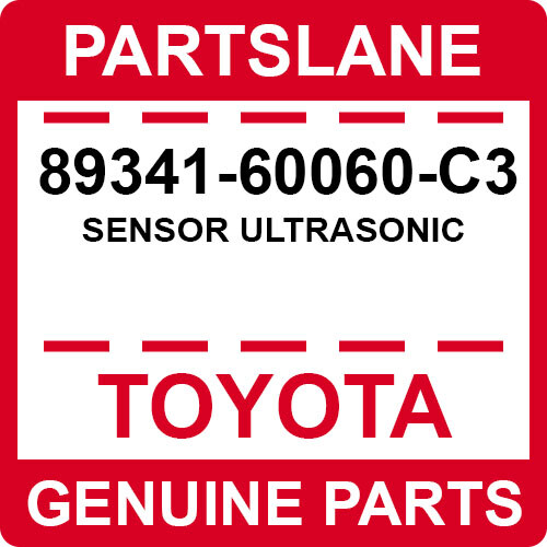 89341-60060-C3 Toyota OEM Genuine SENSOR ULTRASONIC | eBay