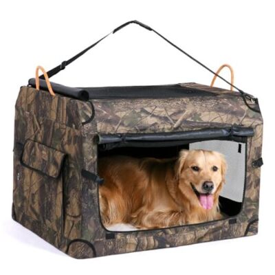  40 Inch Collapsible Dog Crate, Portable Soft-Sided 40.0''L x 27.0''W x 27.0''H
