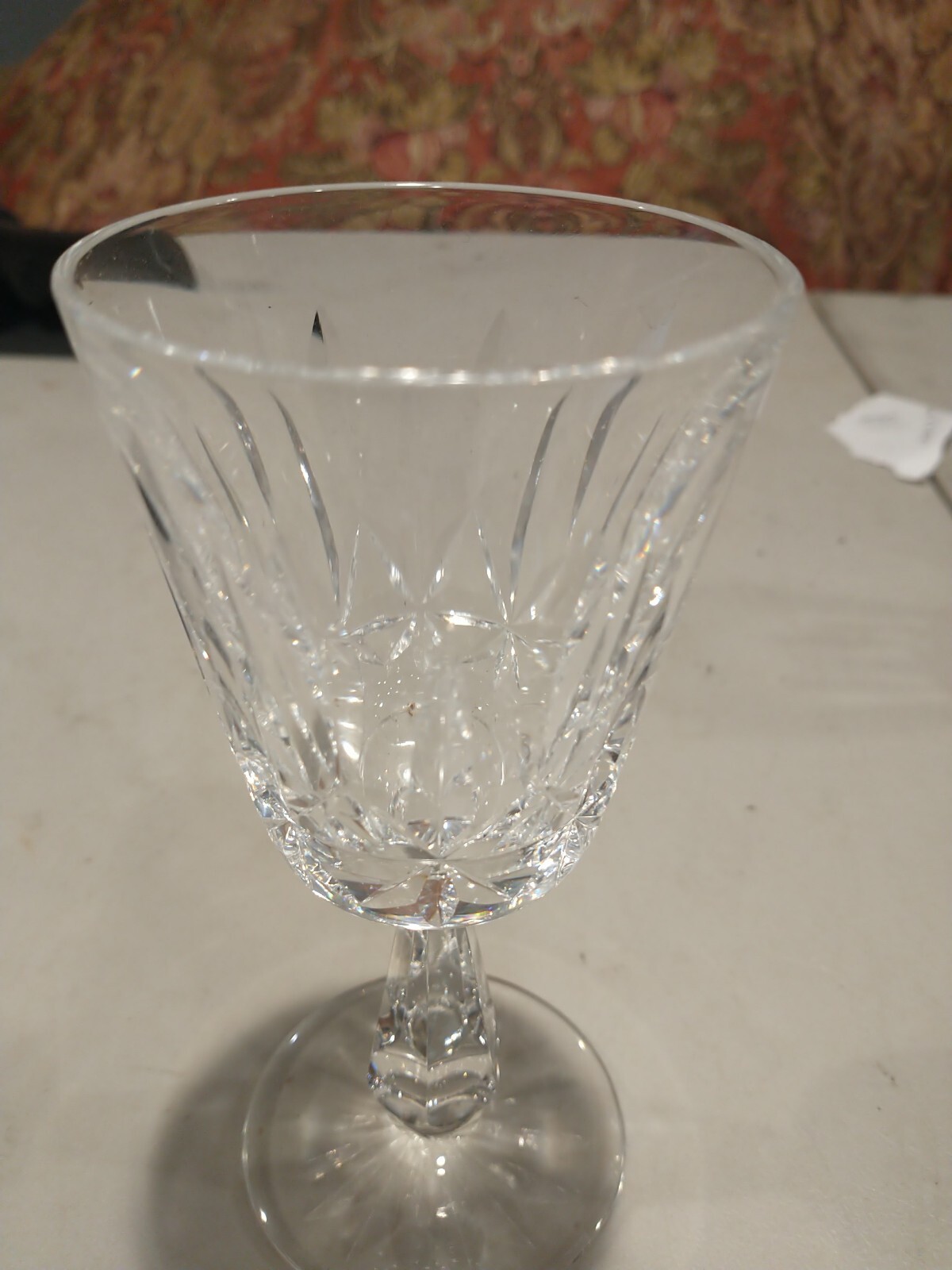 WATERFORD Rosslare Crystal Claret Wine Glasses 6" Tall Ireland