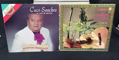 2x LP: Cuco Sanchez Guitars At Twilight & 16 Exitos Originales La Voz De Mexico