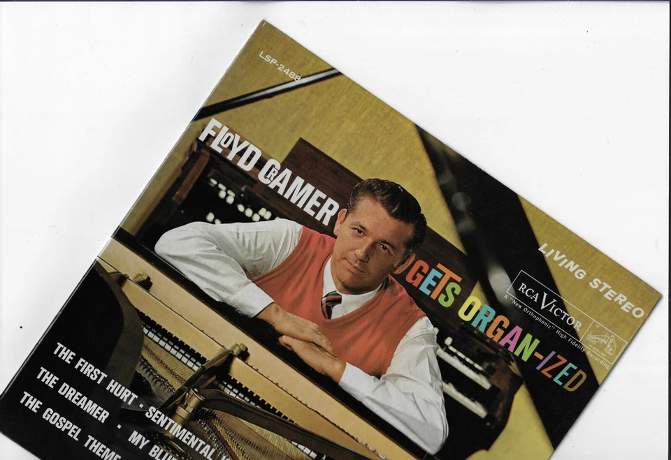 FLOYD CRAMER gets organ-ized U.S. RCA LP LSP-2488_ 1962 MINT - Image 2 of 4