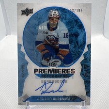 Arnaud Durandeau 2023-24 Ice Premieres Autographs /199 New York Islanders