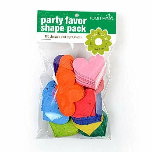 100 x Seeds in Paper Plantable Seeded Shapes Eco Friendly Paper With Seed - NEW - Image 3 of 4