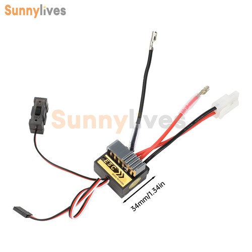320A Brushed ESC Universal Bidirectional Electronic Speed Controller for RC Car - Picture 19 of 20