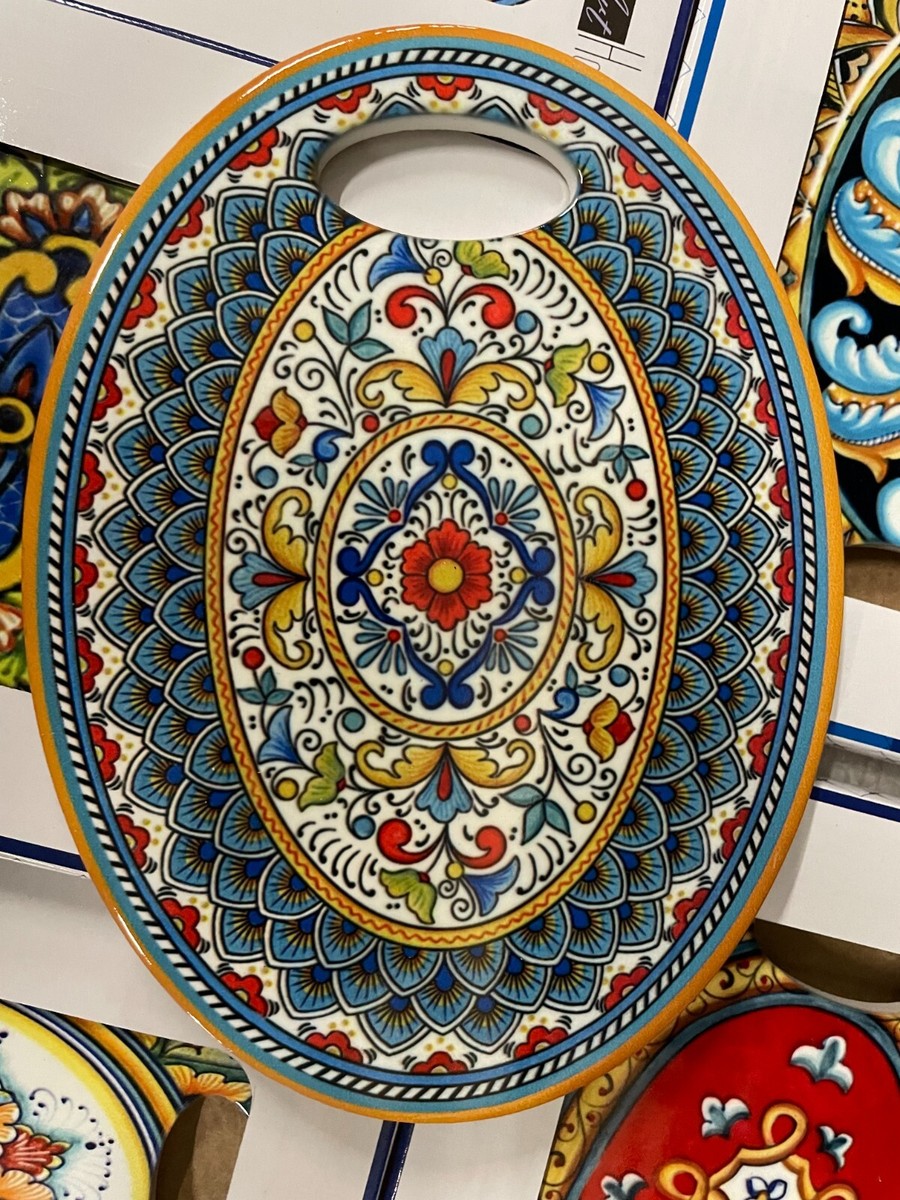 Sottopentola Excelsa Lisbona - Ceramica Dolomite E Sughero - Stile Azulejos Portoghesi 15x15 Cm - Foto 9