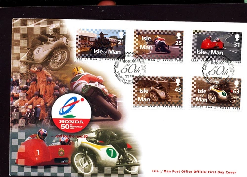 SPORT MOTORCYCLE RACING 1998 ISLE OF MAN FDC