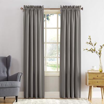 Sun Zero Barrow Energy Efficient Rod Pocket Curtain Single Panel