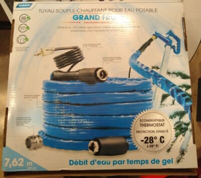 CAMCO 25 ft Heated Drinking Water Hose with Energy Saving