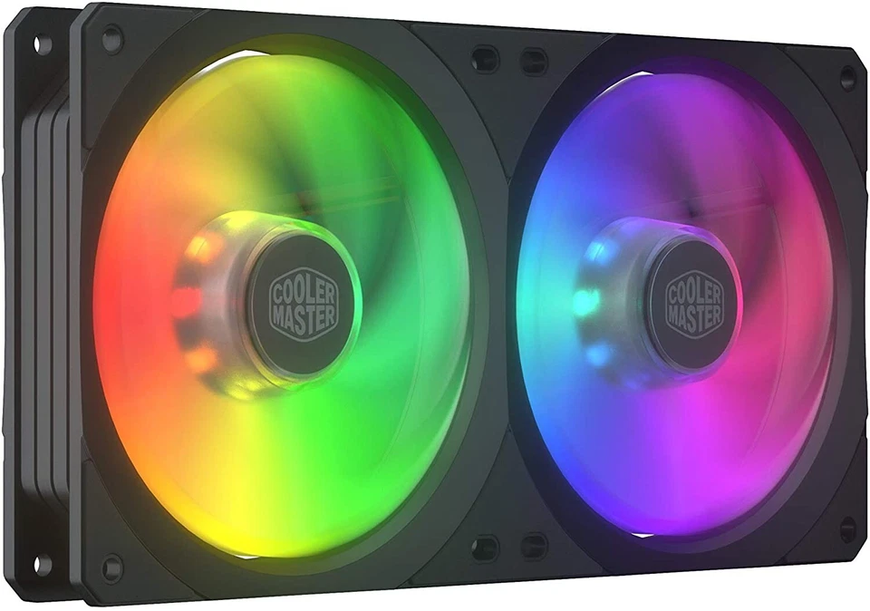CoolerMaster MasterFan SF240R ARGB 2 Fan Cooler combining 120mm Case 4-Pin PWM - Image 4 of 4