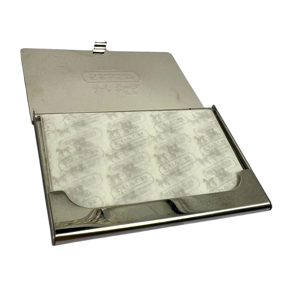 Authentic Coach Oil-Absorbing Paper, Glass Box, Portable, Unopened - Image 4 of 4