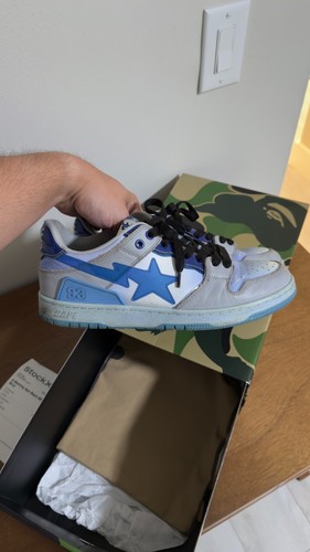 Größe 10 - A Bathing Ape Sk8 Sta M1 blau authentisch 100 % - Bild 4 von 10