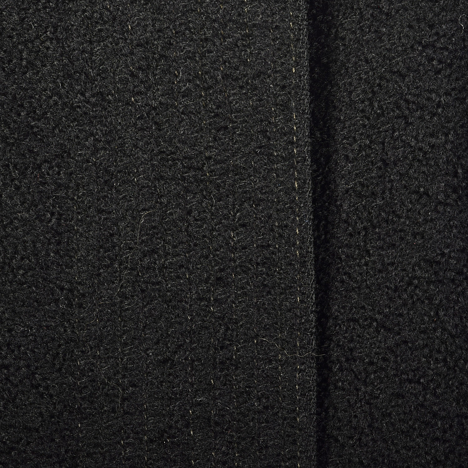 Medium 1930s Swing Coat Soft Black Patch Pockets … - image 11