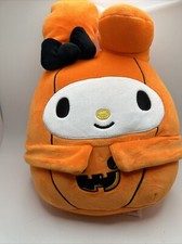 Hello Kitty My Melody Halloween Squishmallows Sanrio Plush Stuffed Pumpkin Pal