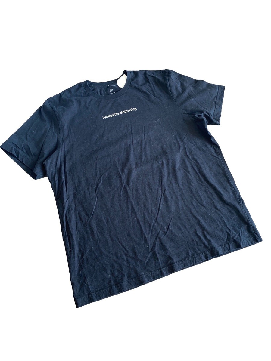 Vintage Apple T-Shirt I Visited The Mothership Mens XXL Black 2X