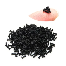 M1 M1.2 M1.4 M1.6 M1.7 M2 Black Steel Phillips Countersunk Flat Head Small Screw