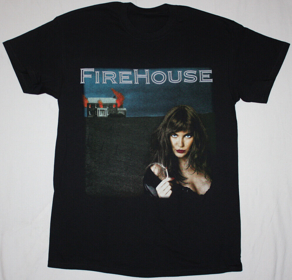 FIREHOUSEファイヤーハウスハードロックバンドビンテージバンドTシャツ 黒 FireHouse Album FireHouse Band Shirt Classic Black Unisex S-5XL | eBay