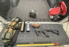 Tippmann 98 Custom Paintball Gun and Paintball Gear