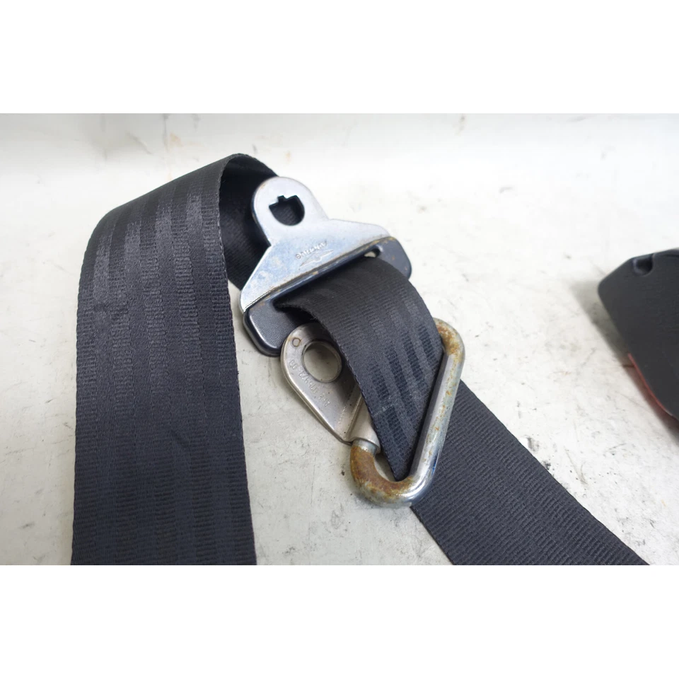 Correa de sujeción del cinturón de seguridad delantero izquierdo derecho BMW E23 733i 1978-1979 OEM Foto 3 de 4