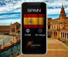 Spain | 5GB for 30 days | Mobile Data eSIM | Fast Delivery