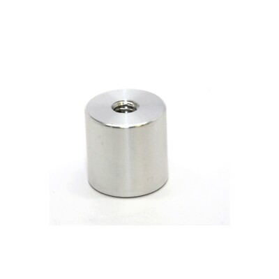 Threaded Bung Aluminum - 1/4-20 Thread -- 3/4 Inch Diameter -- 3/4 inch Length