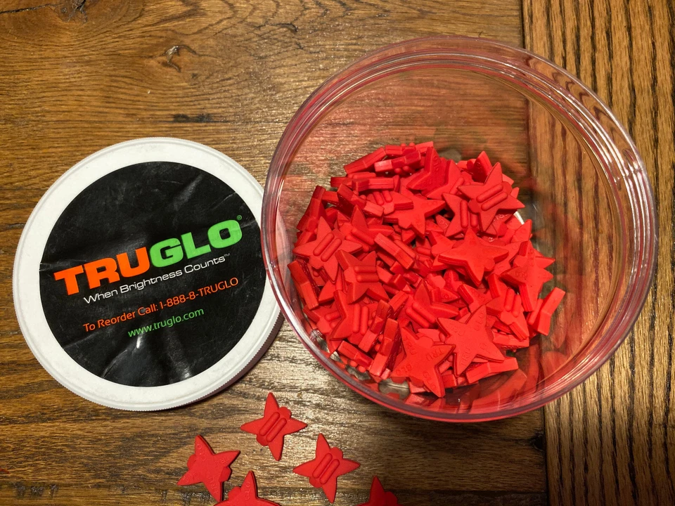 (25) TRUGLO TG830RN Archery Bow String Silencers RED - Hunting Archery - 25-PACK - Image 4 of 4