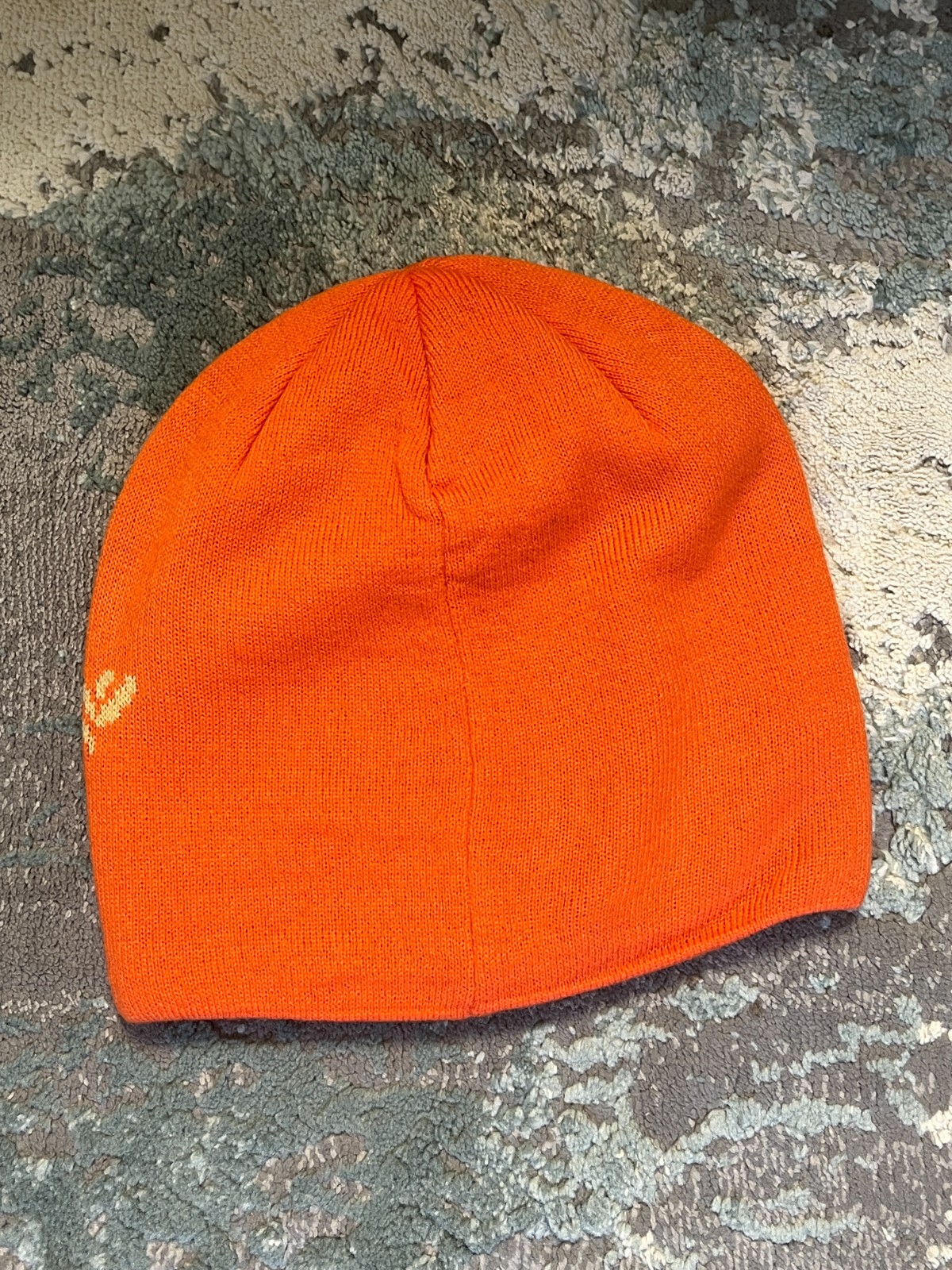 ARC'TERYX Cappello Vintage Arc’teryx Fernie Arancione Beanie Logo Dinosauro Maglia