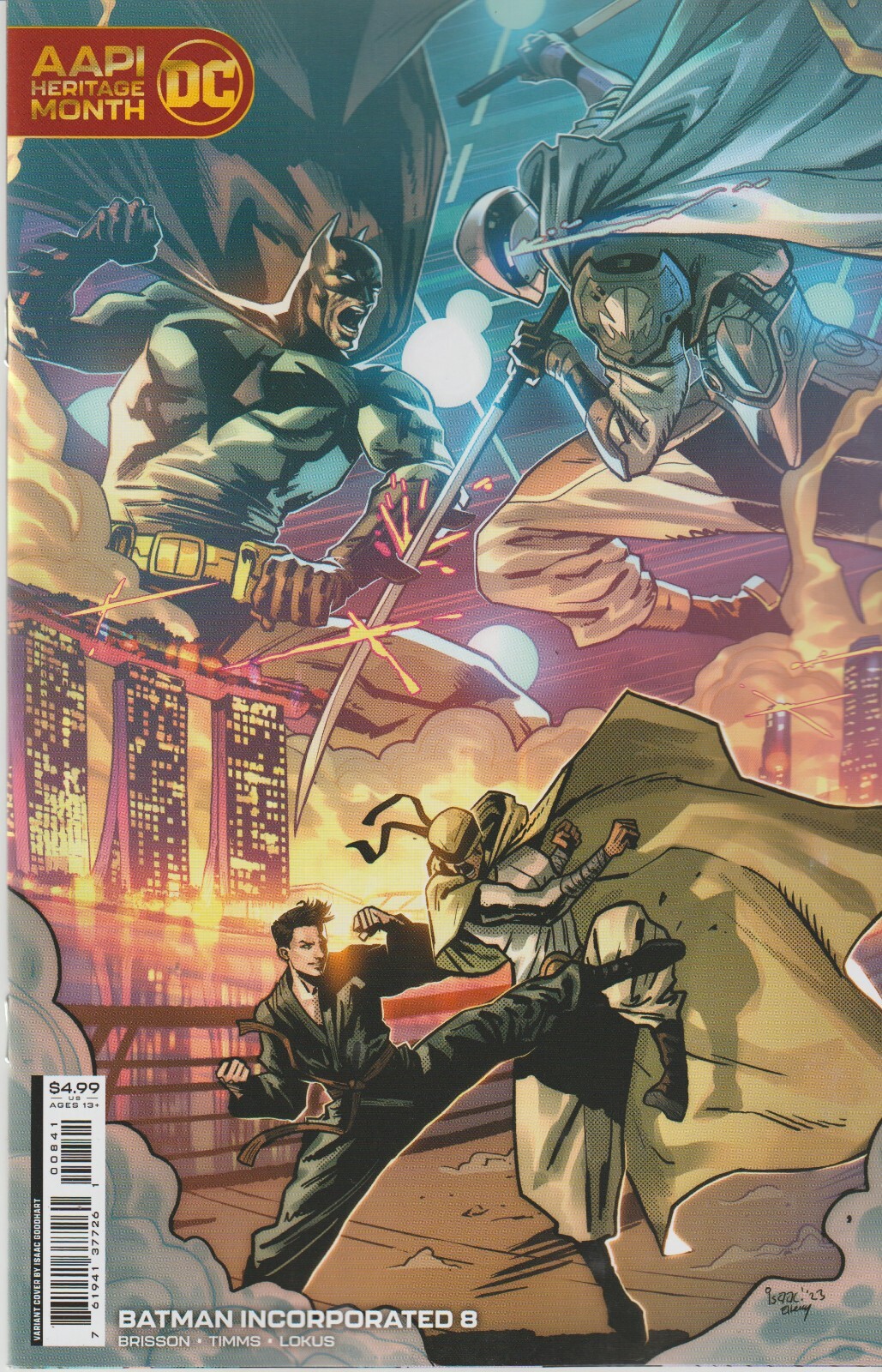 DC COMICS BATMAN INCORPORATED #8 JULY 2023 AAPI VARIANT 1ST PRINT NM