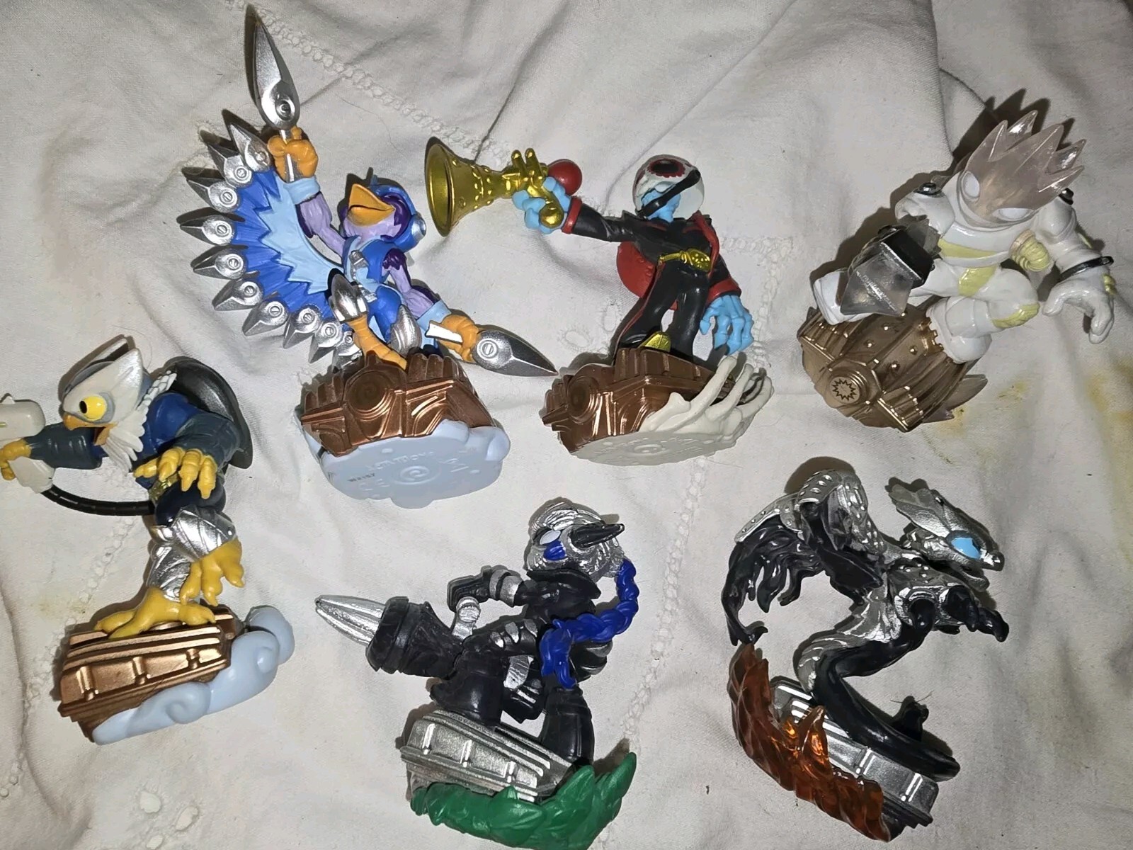 skylanders superchargers 6 Figurine Lot