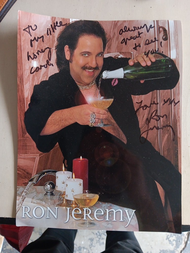 Ron Jeremy signed Poster Ron Jeremy Memorabilia Ron Jeremy Signature.