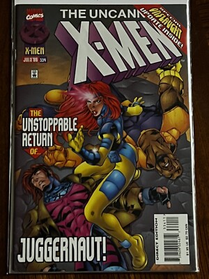 UNCANNY X-MEN # 334 * MARVEL COMICS 1996 The Unstoppable Return Of Juggernaut